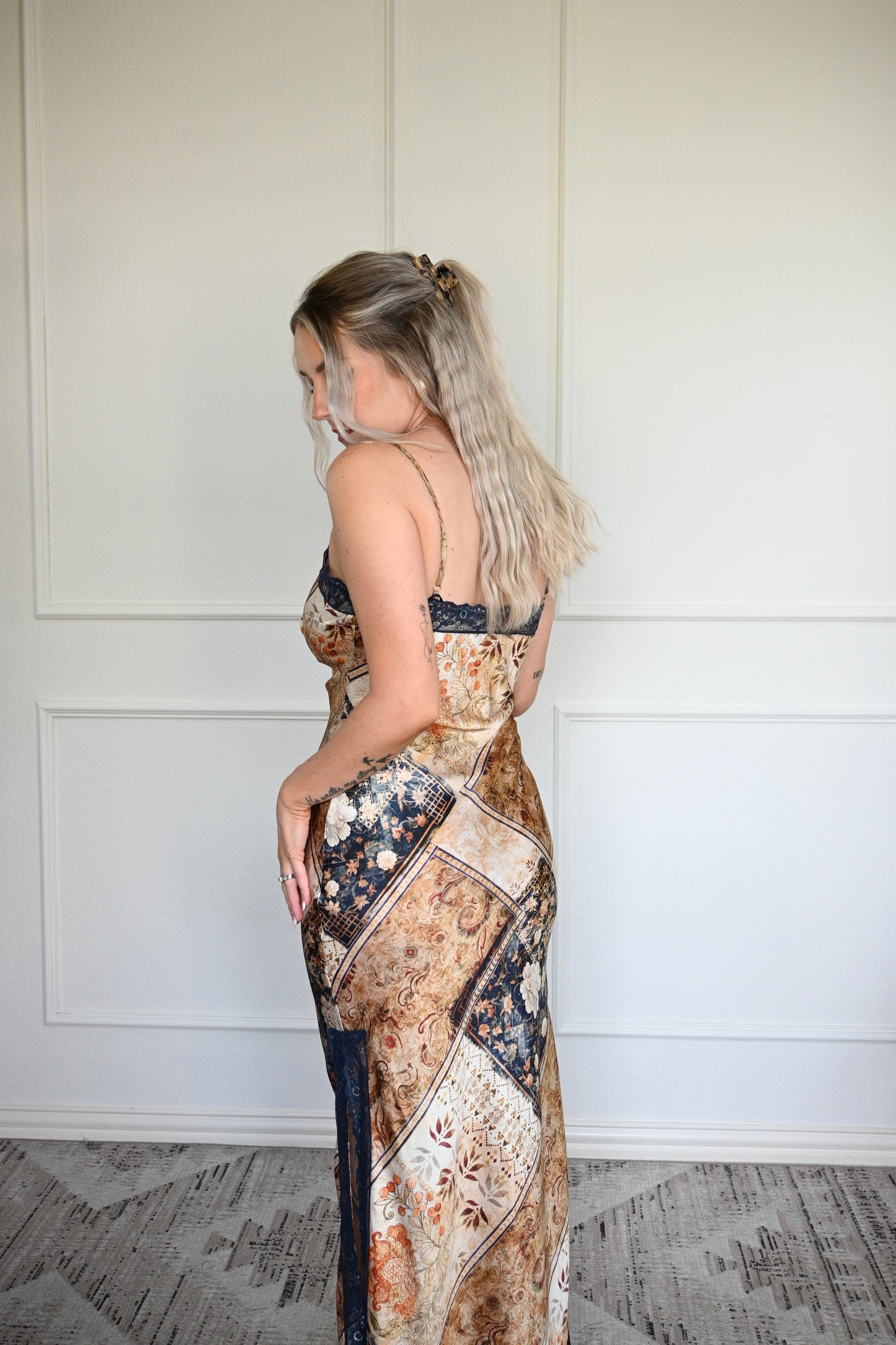 Dust & Lace Slip Dress