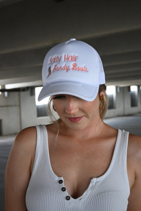 Sandy Boots Trucker Hat