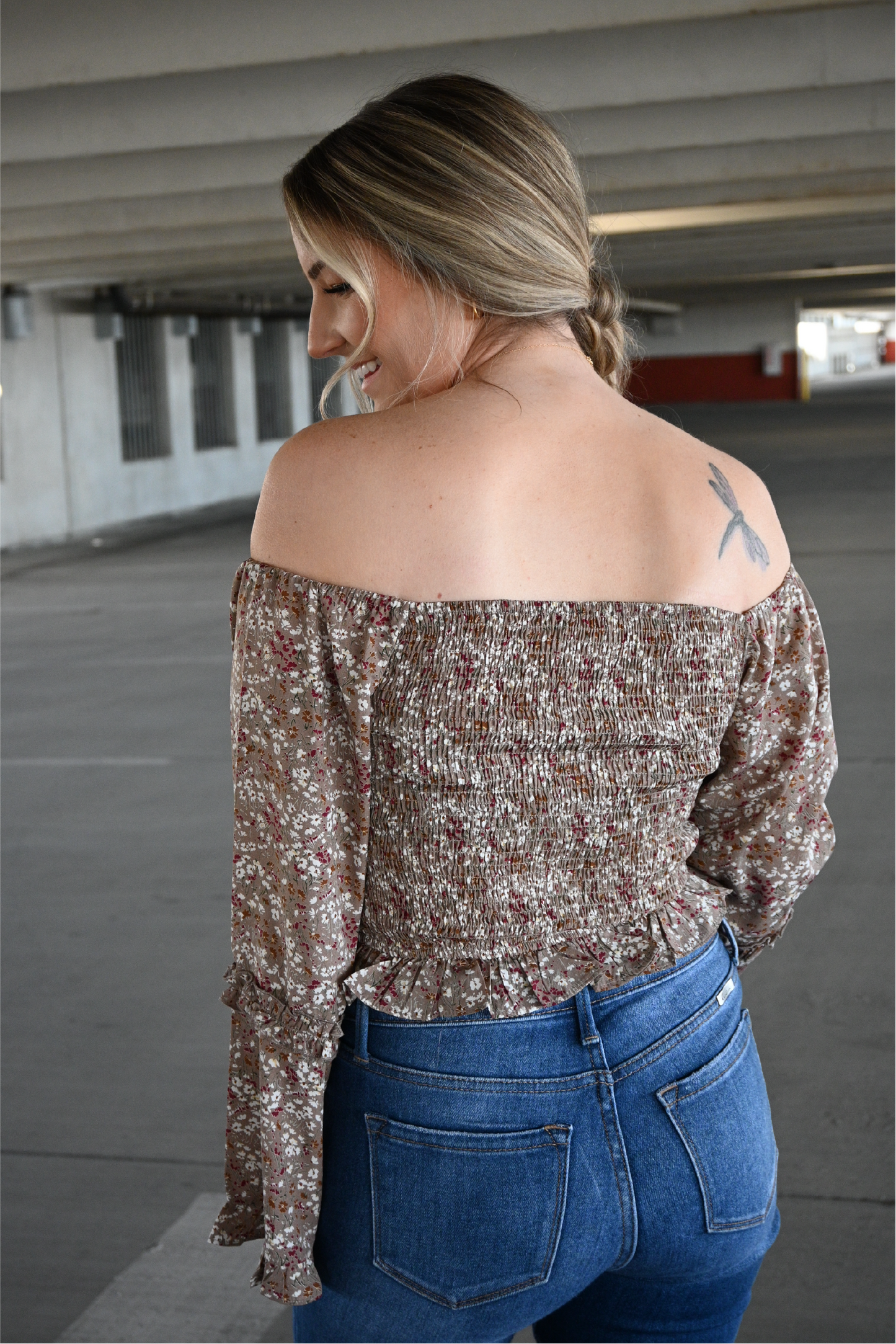 Floral Off Shoulder Top