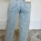 Pearl Dust Barrel Jeans