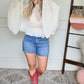 Ivory Dreamer Bell Sleeve Top