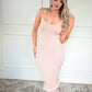 Barely Blush Maxi Dress