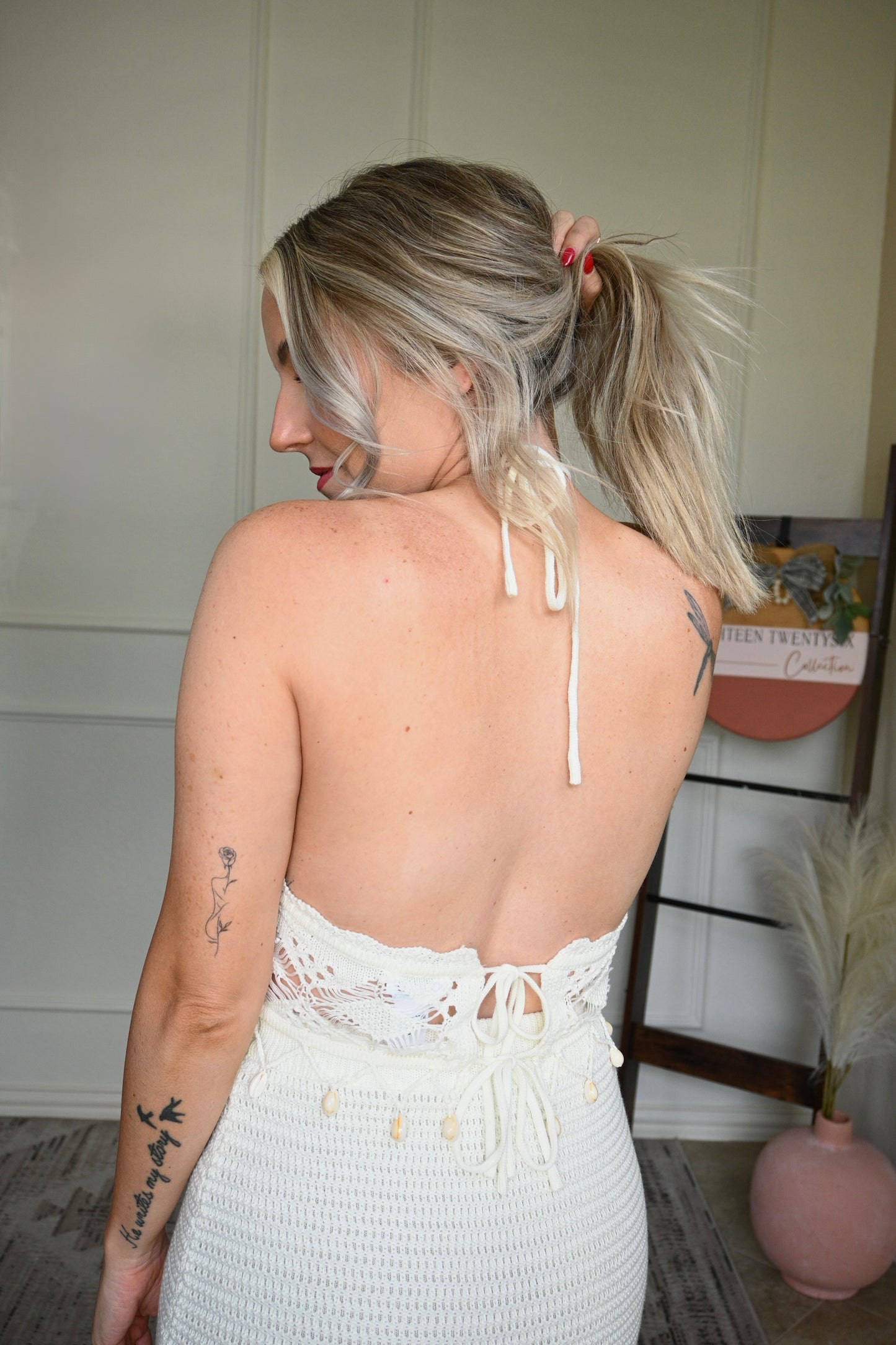 Coastal Crochet Midi Set
