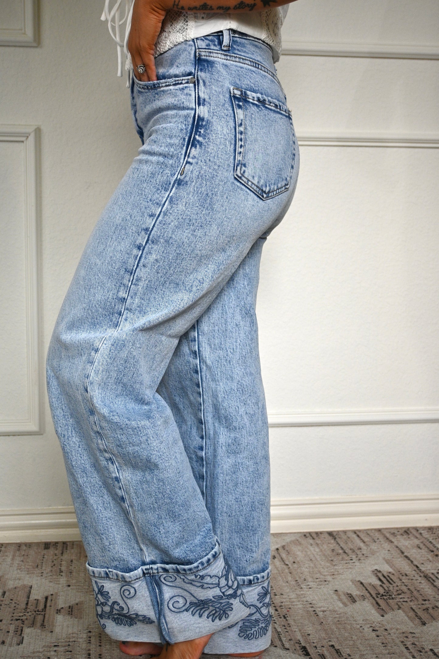 Bluebonnet Bloom Jeans