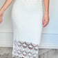 Coastal Crochet Midi Set