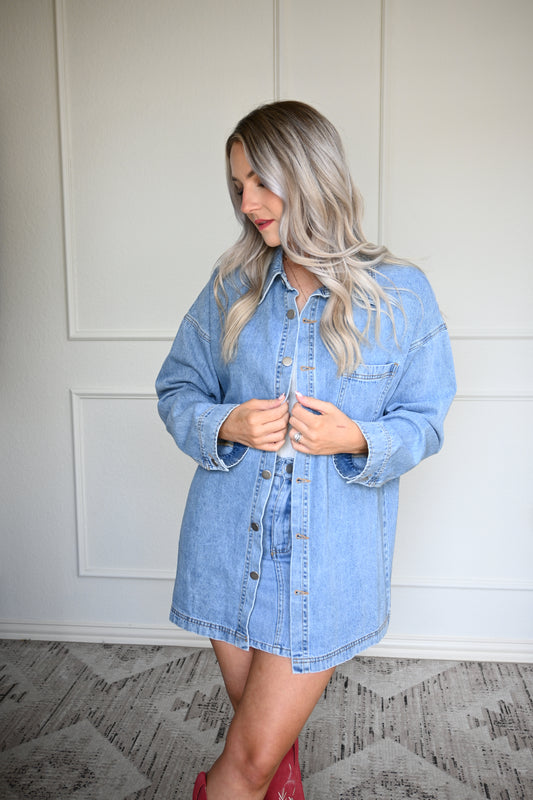 Western Whisper Denim Set