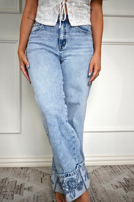 Bluebonnet Bloom Jeans