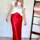 Siren Satin Maxi Skirt