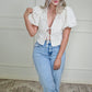 Sweet Lace Tie Top