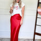 Siren Satin Maxi Skirt