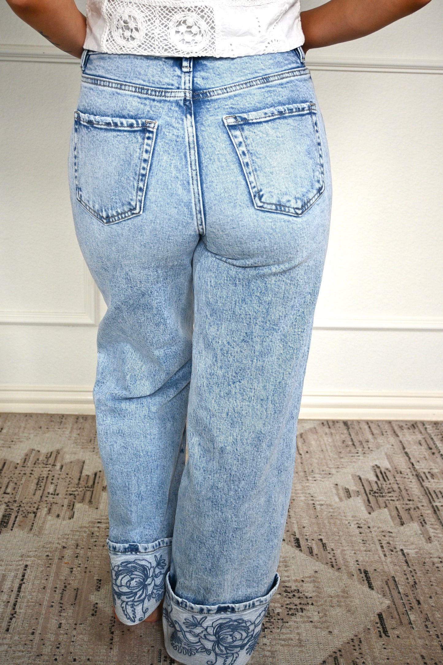 Bluebonnet Bloom Jeans