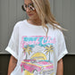 Oversized Beach Club Graphic Tee