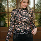 Camellia Floral Mesh Top