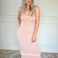 Barely Blush Maxi Dress