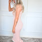 Barely Blush Maxi Dress