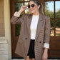 Oversized Plaid Blazer