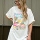 Oversized Beach Club Graphic Tee