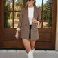 Oversized Plaid Blazer
