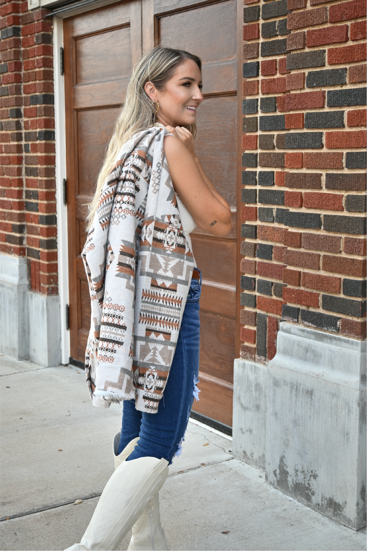 Aztec Western Shacket