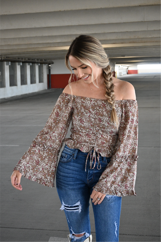 Floral Off Shoulder Top